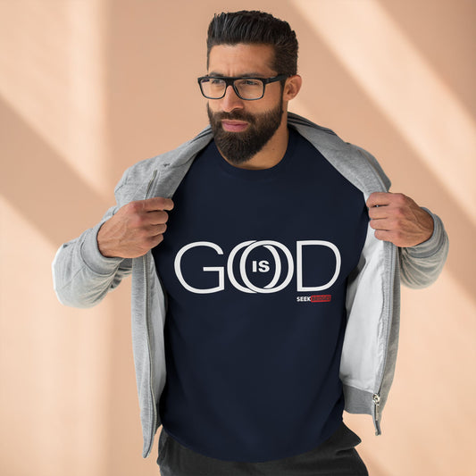 Crewneck Sweatshirt - "GOD is GOOD" Inspirational Apparel